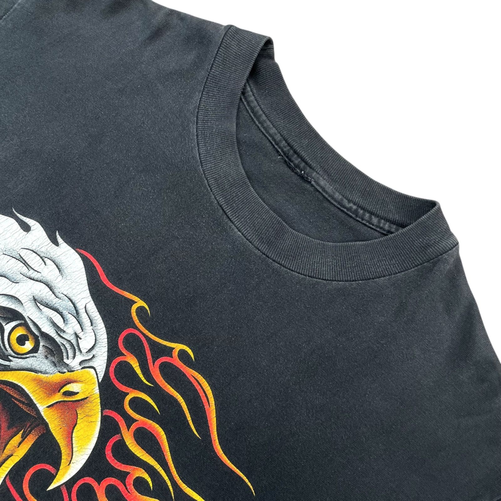 VINTAGE】HARLEY DAVIDSON EAGLE FLAME L/S T-SHIRT ハーレー