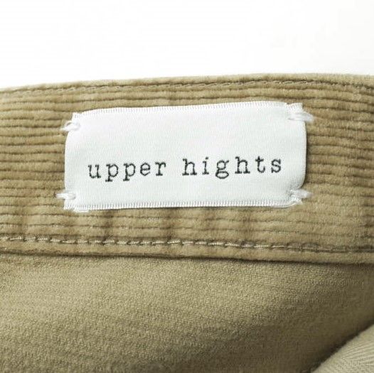 upper hights アッパーハイツ 日本製 JENNA CORDUROY SLIT PANTS ...