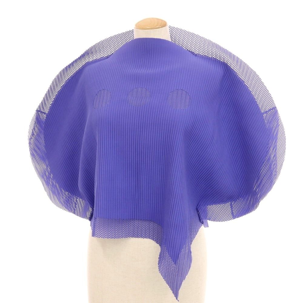 ミー イッセイミヤケ me ISSEY MIYAKE 2025年秋冬 ポリエステル プリーツ カットソー パープル サイズ－ レディース