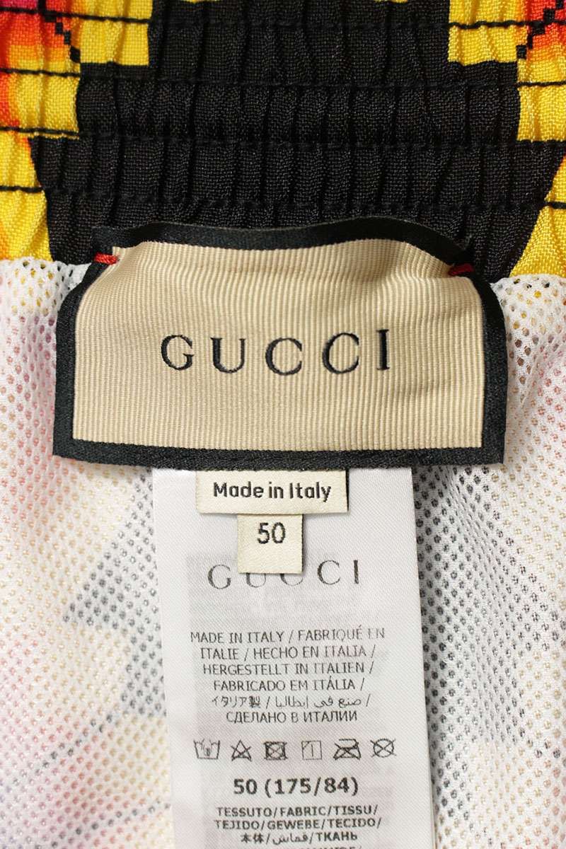 グッチ 599576 XAAEF GG柄ナイロンハーフパンツ メンズ 50 - メルカリ 