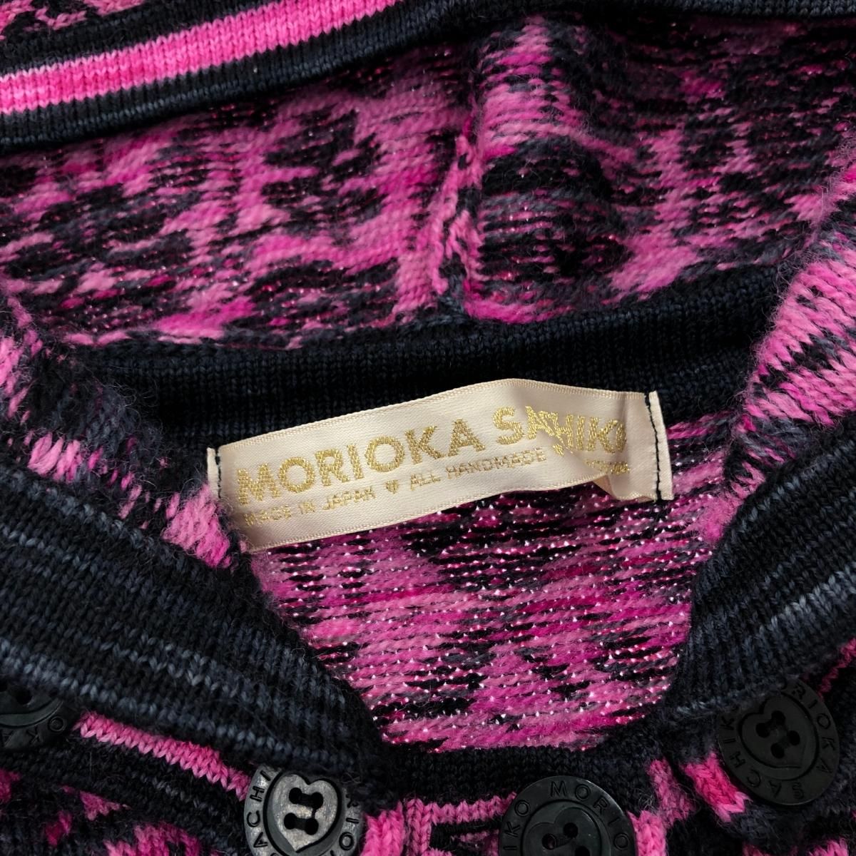 美品 MORIOKA SACHIKO モリオカサチコ コート サイズ:表記なし ピンク  