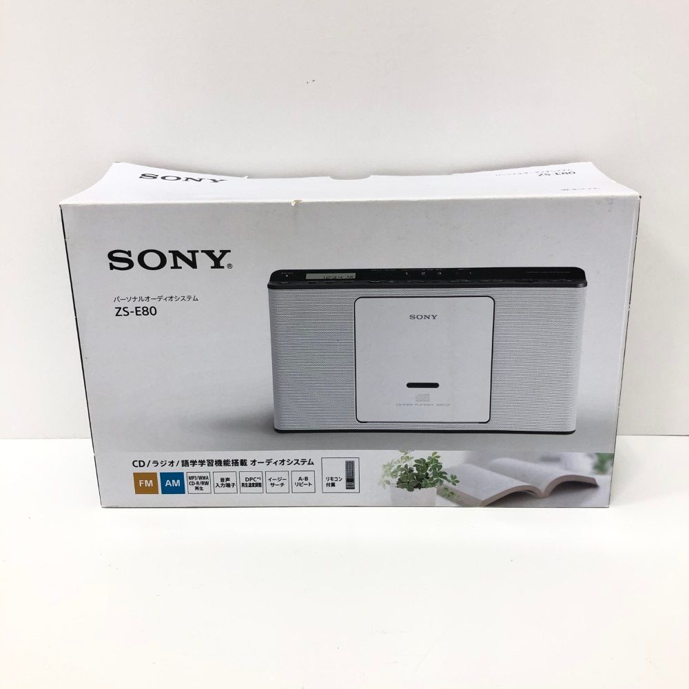 SONY オーディオプレイヤー ZS-E80 CD/ラジオ/語学学習機能