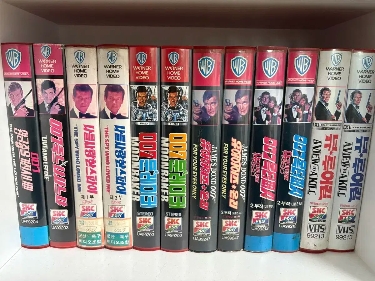 ロジャー ムーア 007 ビデオテープ セット
