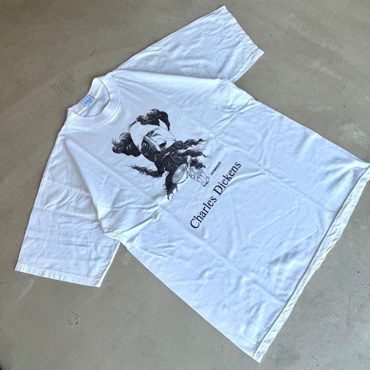 90s vintage 古着 ヴィンテージ 偉人Tシャツ Charles Dickens - メルカリ
