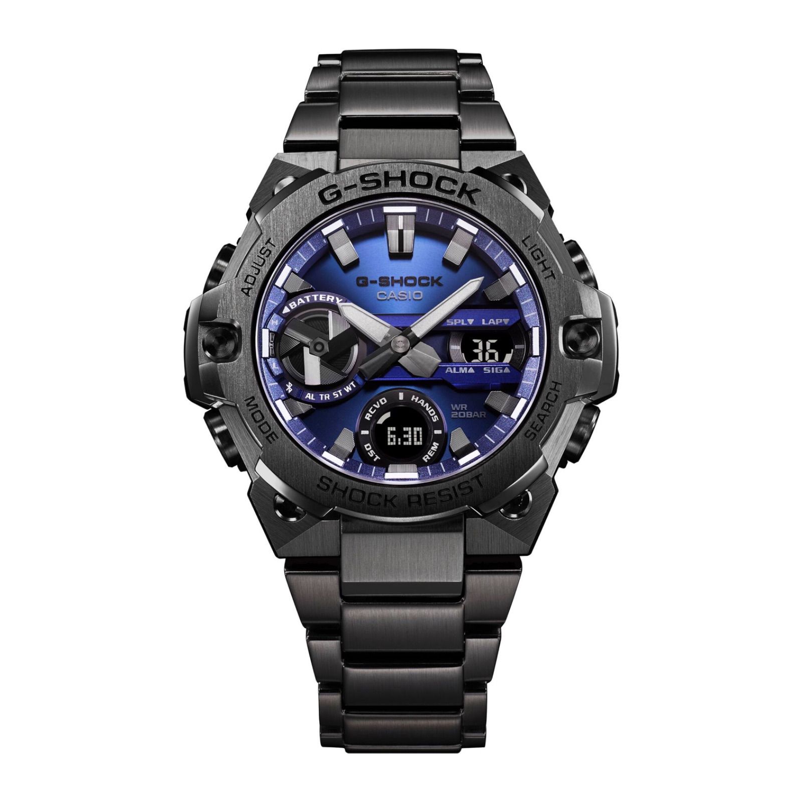 新品 正規品 G-STEEL Gスチール タフソーラー 時計 CASIO カシオ G-SHOCK ジーショック 腕時計 ブラック シルバー 黒 銀 ソーラー ウォッチ CASIO カシオ G-STEEL Gスチール 電波ソーラー メンズウォッチ 腕時計