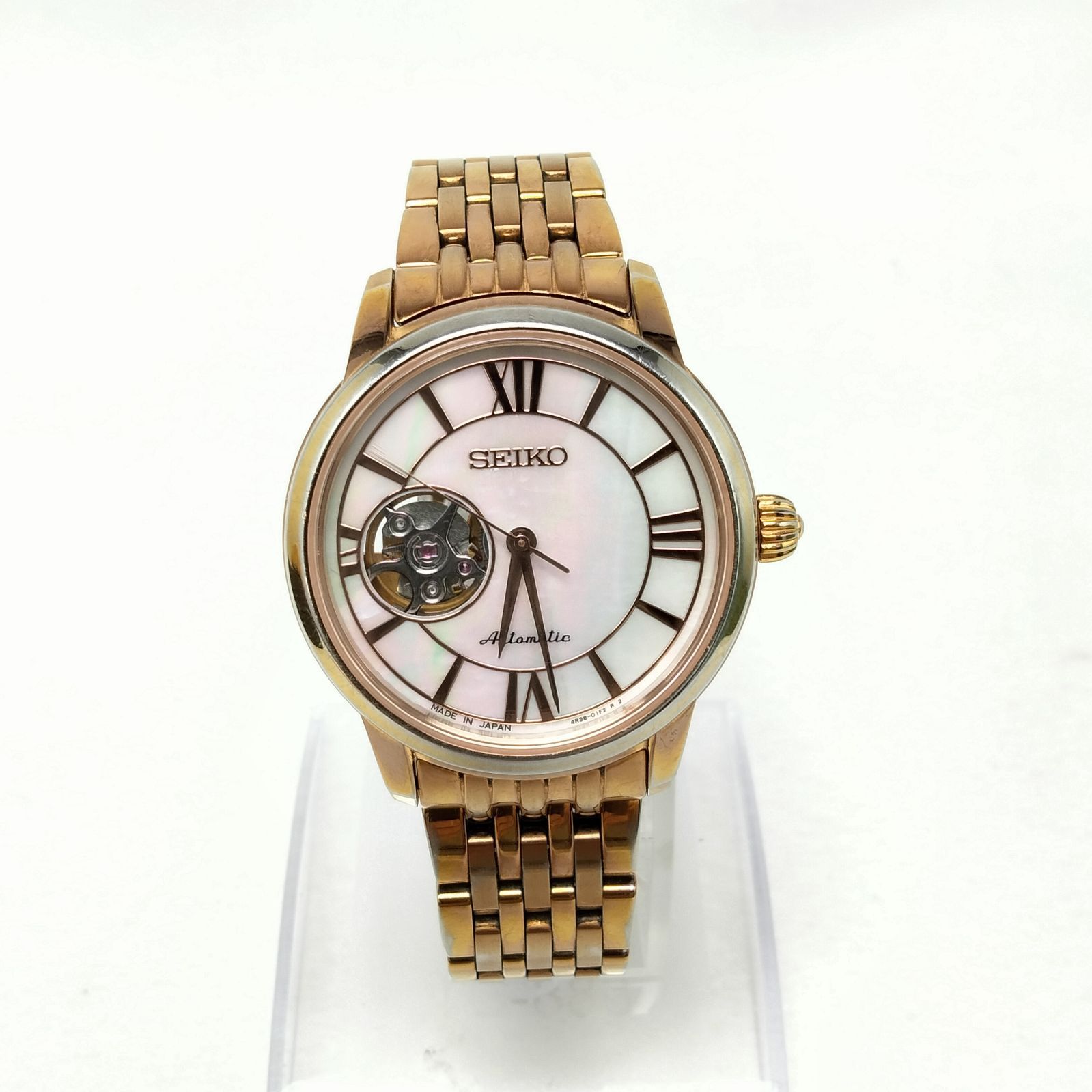 ️SEIKO ️セイコー プレサージュ SRRY022 4R38-01B0 ゴールド 腕時計