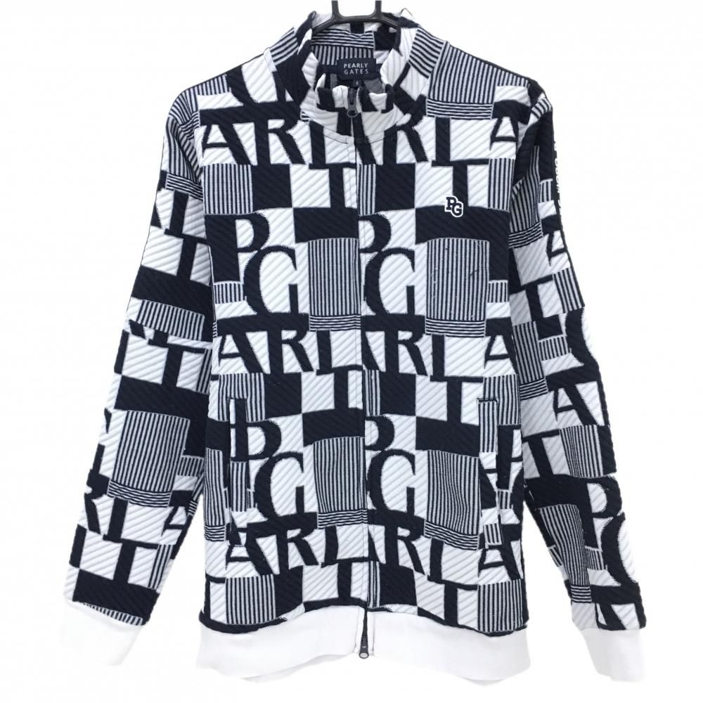 現行モデル パーリーゲイツ ジャケット 4 M〜L相当 ブルゾン 白 グレー