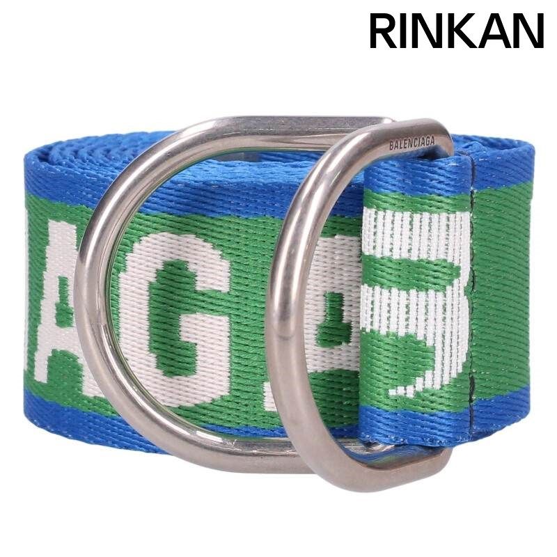 BALENCIAGA - バレンシアガ D RING ロゴDリングベルト メンズの