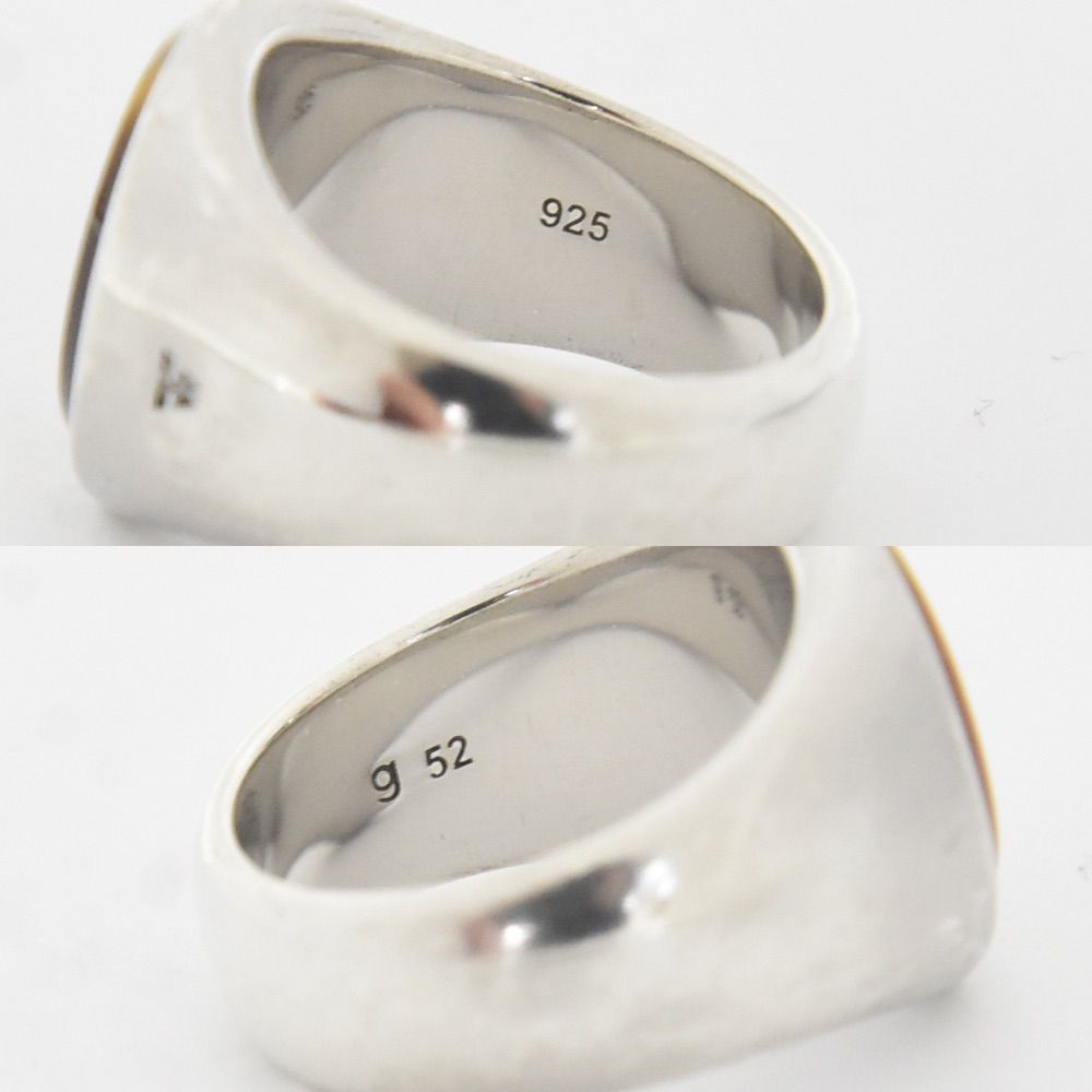 TOMWOOD トムウッド oval tiger eye ring オーバル タイガーアイ 