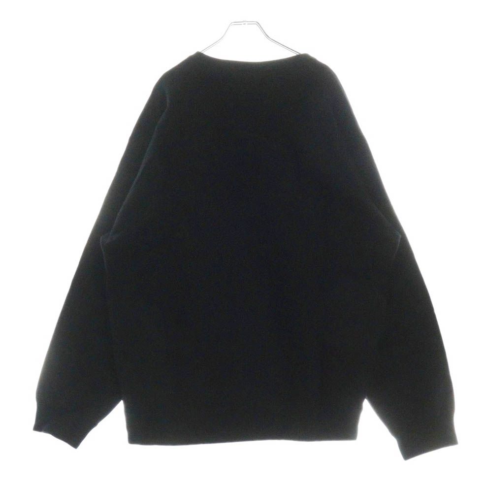 【新品未使用】WACKO MARIA ブラック トレーナー スゥエット WACKO MARIA (ワコマリア) 23SS HEAVY WEIGHT CREW NECK SWEAT