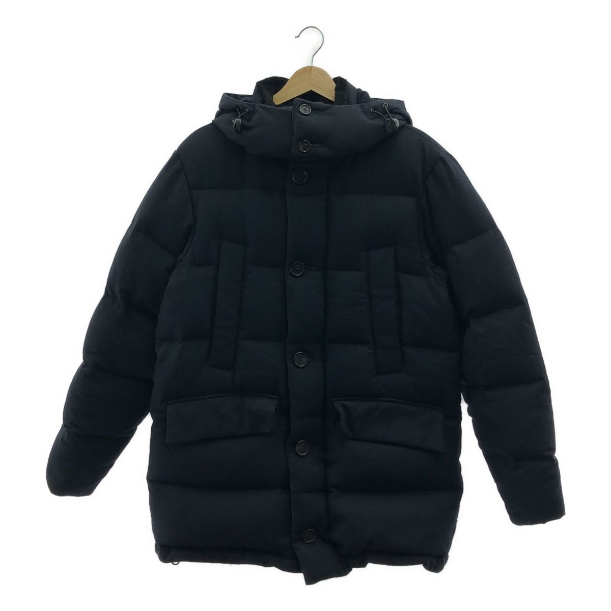 BURBERRY LONDON | バーバリーロンドン | フード付 ダウン ジャケット | 46 | ネイビー | メンズ
