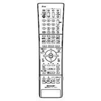 【】(非常に良い)シャープ SHARP DVD DV-HRD30、DV-HRD300用リモコン送信機 0046380139