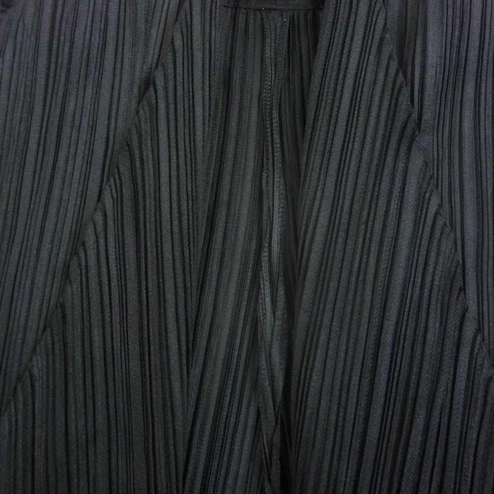 【極美品】イッセイミヤケ プリーツプリーズ レイヤードジャケット ショールカラー PLEATS PLEASE ISSEY MIYAKE - 【美品】 PLEATS PLEASE ISSEY