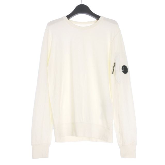 シーピーカンパニー C.P.COMPANY GOGGLE LENS SWEATSHIRT クルーネックスウェット カットソー 長袖 XS ホワイト 白 08CMSS053A 正規