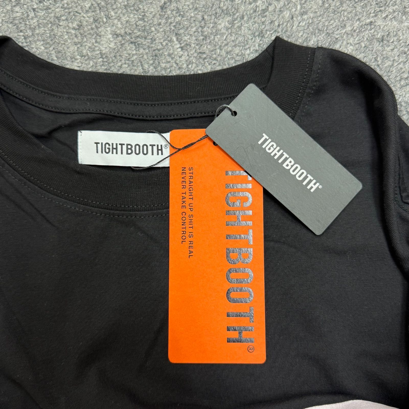 参考上代12100円 未使用品 TIGHTBOOTH 24AW PASS THE PIE L/S T-SHIRT 