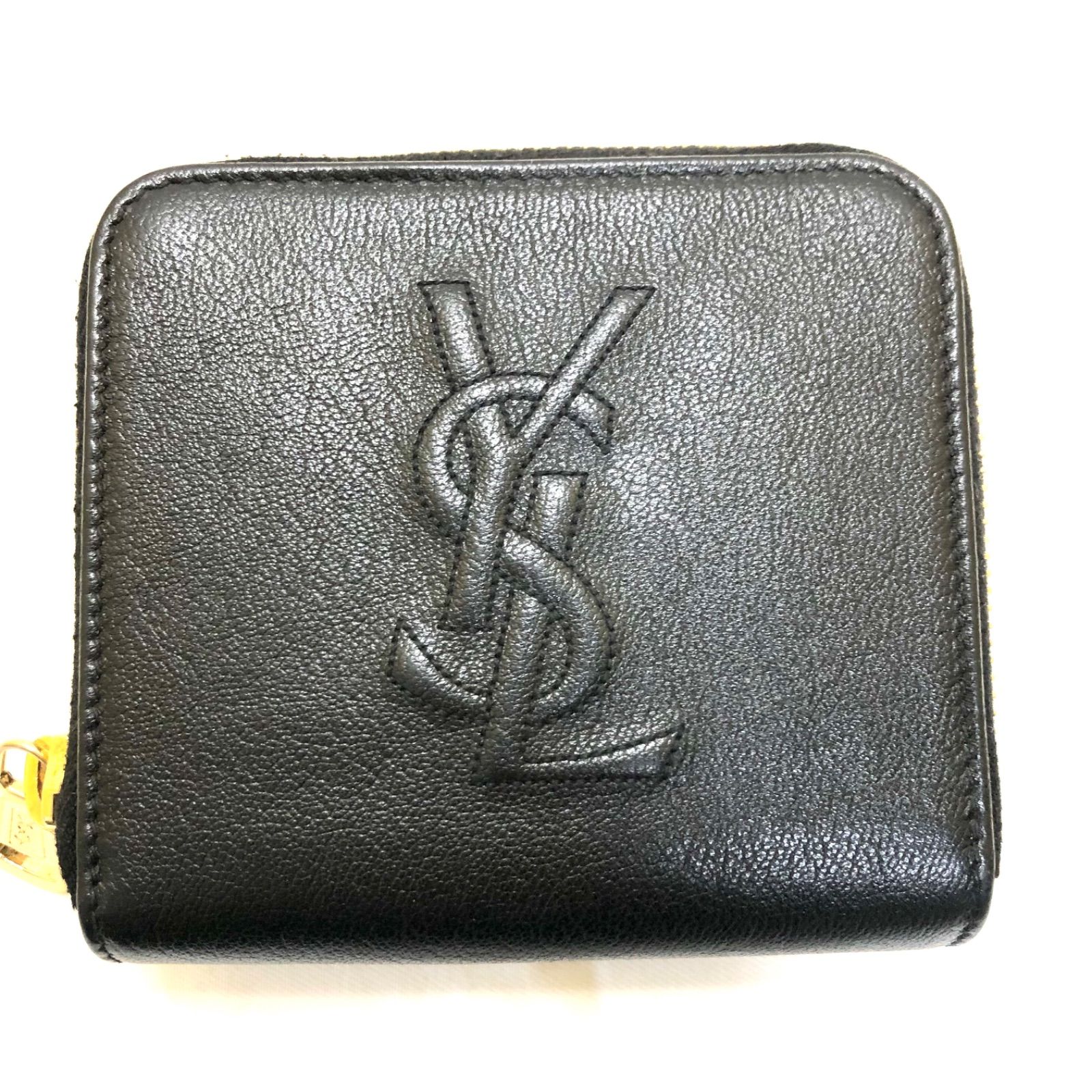 超 Ｙｖｅｓ Ｓａｉｎｔ Ｌａｕｒｅｎｔ イヴサンローラン モノグラム コンパクト財布