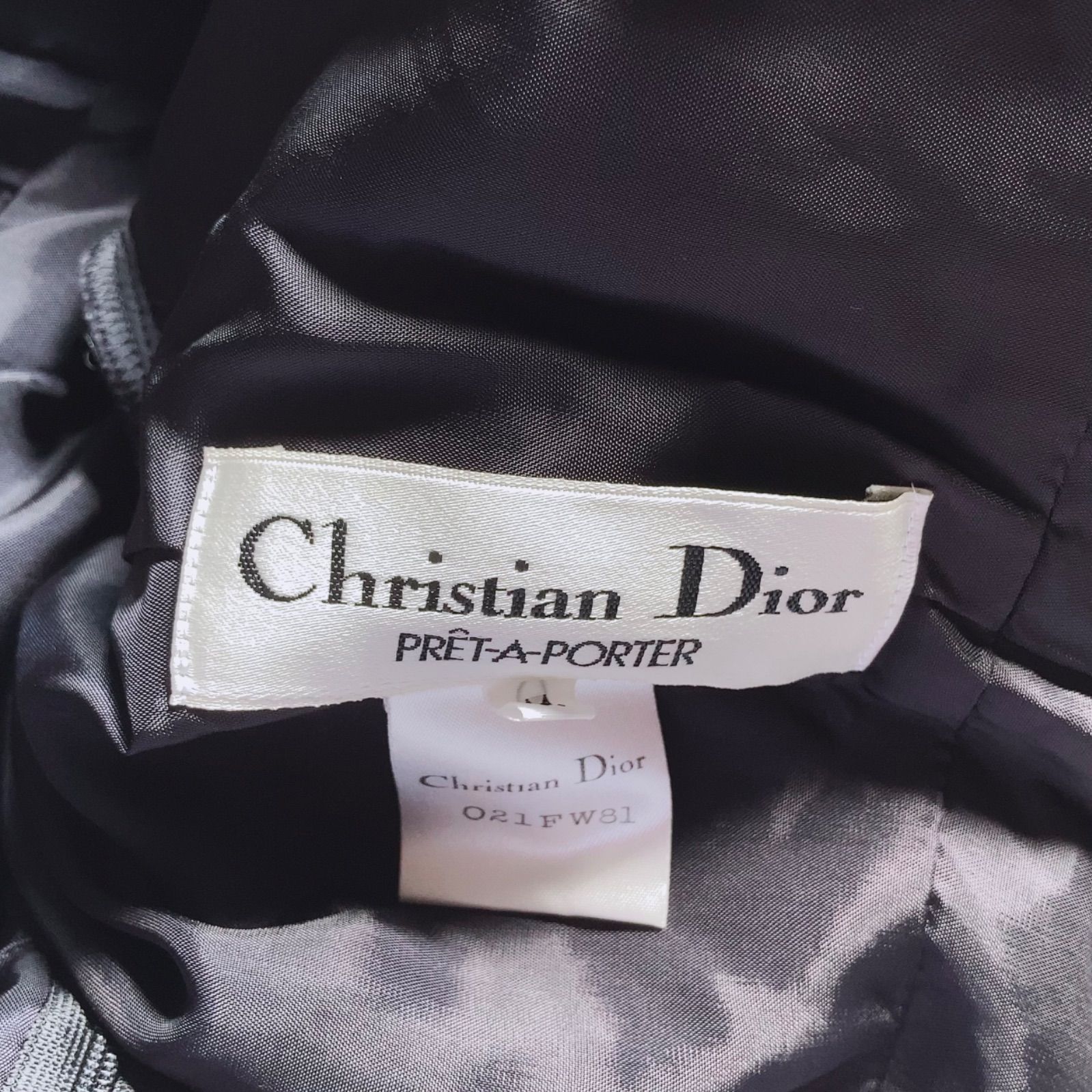 z1395 【美品】Christian Dior クリスチャンディオール ブラック