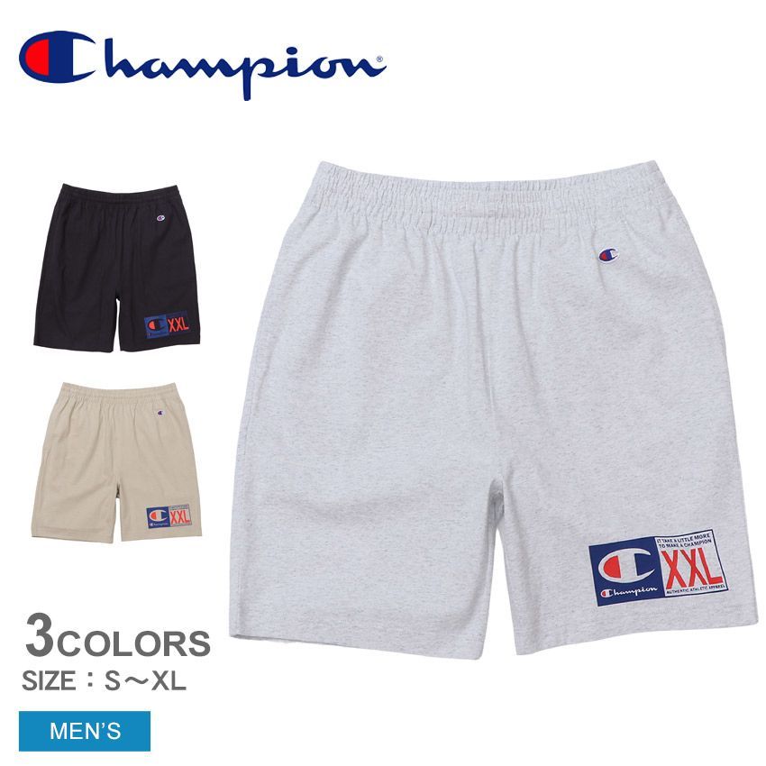 チャンピオン ボトムス C3-X506 メンズ ショーツ 23SS CHAMPION カラー:02.オフブラック 品番：2433-0429