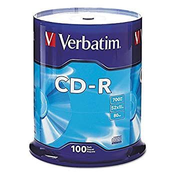 Verbatim CD-R記録 メディア スピンドル 700MB 80分 100枚パック