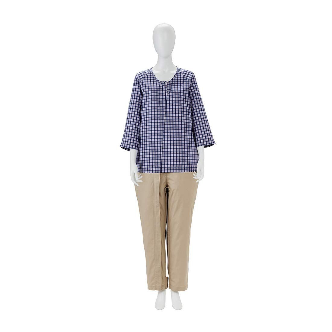 Size M_Color 紺 竹虎ヒューマンケア フドーねまき7型 スリーシーズン 紺 M