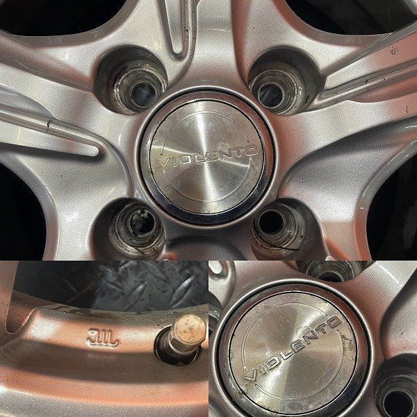 YOKOHAMA iG70 165/65R14】スタッドレス【VIOLENTO 14インチ