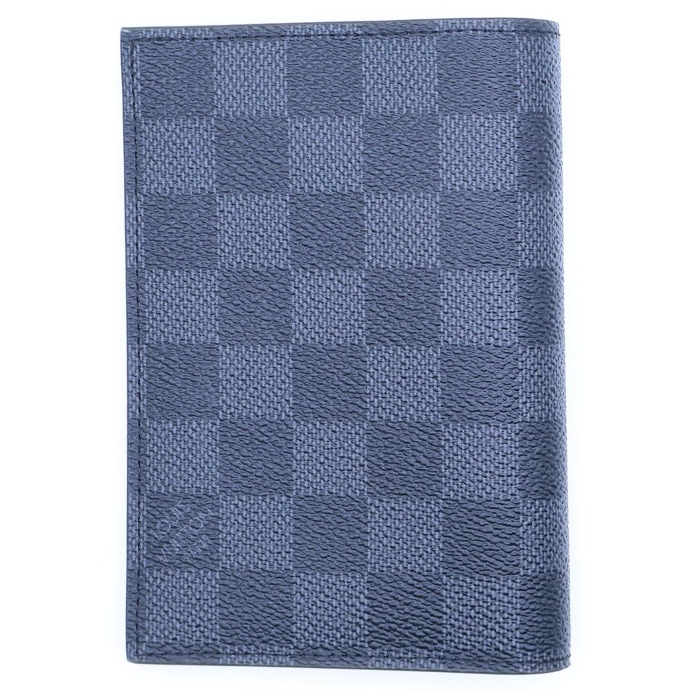 LOUIS VUITTON ルイヴィトン ダミエグラフィット クーヴェルテュールパスポールジップ パスポートカバー ケース ブックカバー 手帳カバー ブラック N 64411