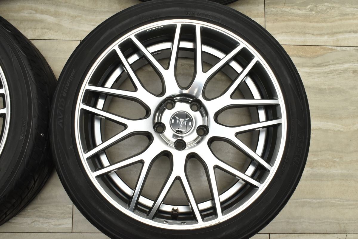 メッシュ系】WORK RYVER M009 19in 8.5J +38 PCD114.3 2021年製