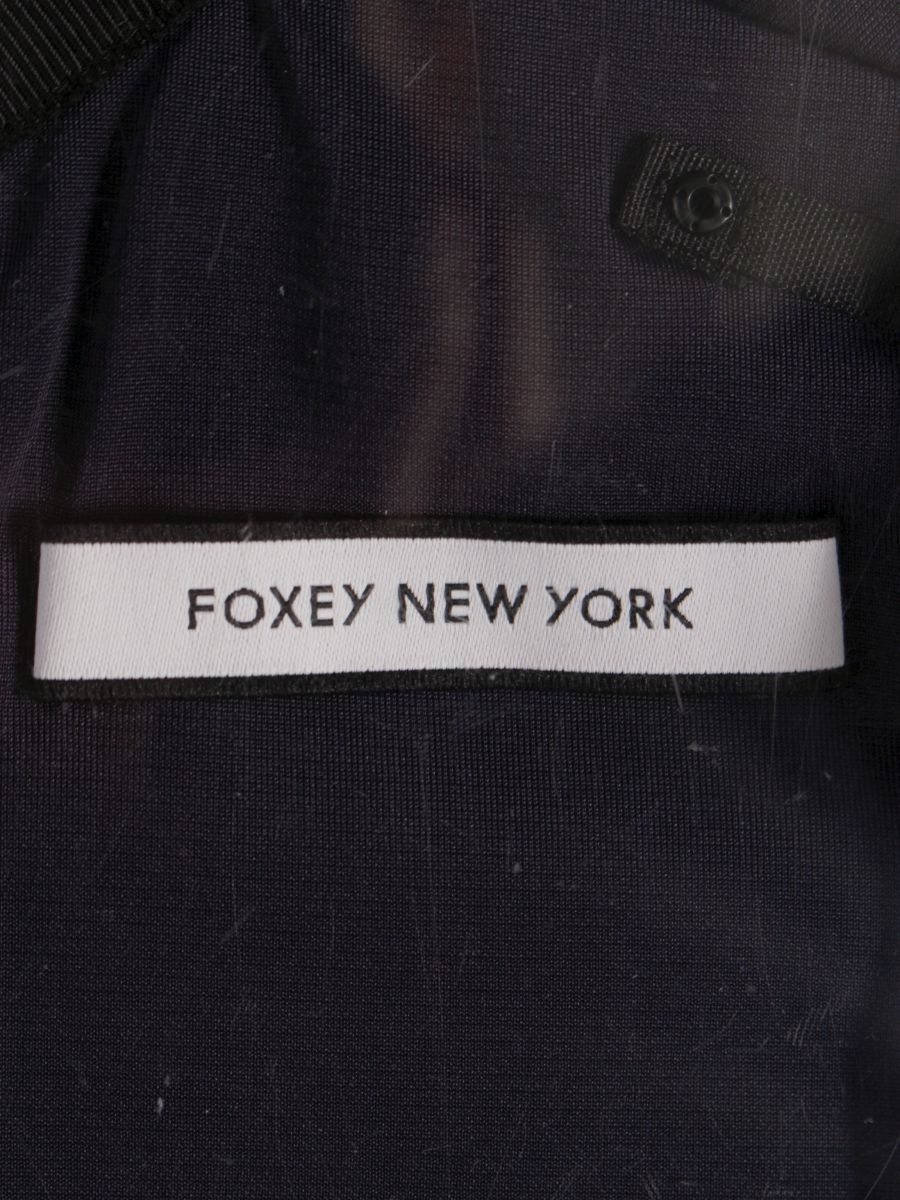 フォクシーニューヨーク Dress 37799 ネイビー リボン