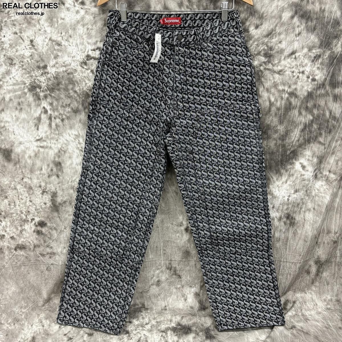 Supreme/シュプリーム【21AW】Monogram Double Knee Denim Painter Pant/モノグラム ダブル 二ー  ペインター パンツ/30 - メルカリ