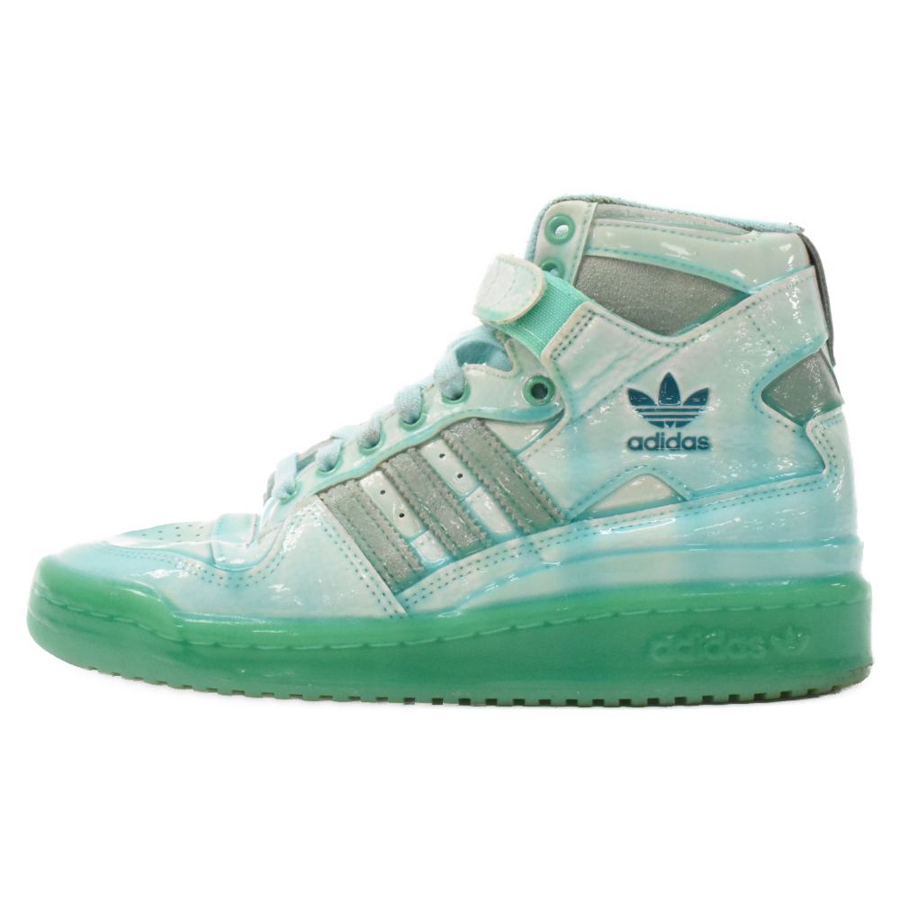 ぽ×JEREMY SCOTT アディダス ハイカットスニーカー adidas (アディダス) Jeremy Scott Dipped Aqua ジェレミー スコット