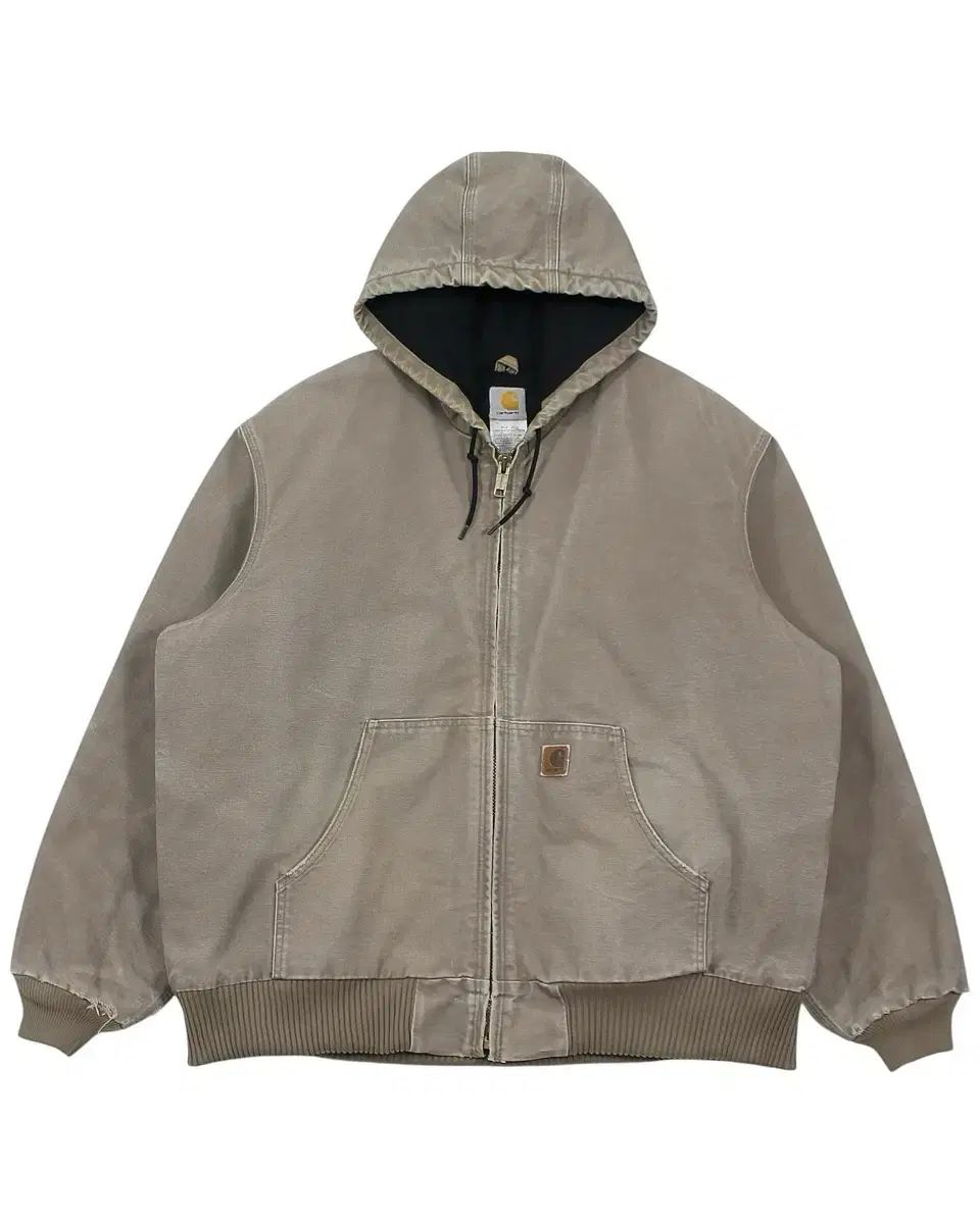 2010 Carhartt(カーハート) J130 MUS マッシュルーム ダック アクティブ ジャケット キルティング 裏地 - メルカリ