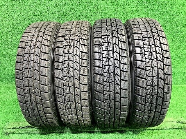 DUNLOP スタッドレス ダンロップ ウィンターマックスWM02 155 65R14 4本 7ミリ 2本2020年