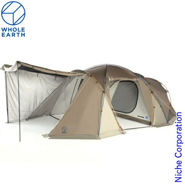 未使用品 FIELDOORアルミタープテント 2.5×2.5 サイドシート付き 未