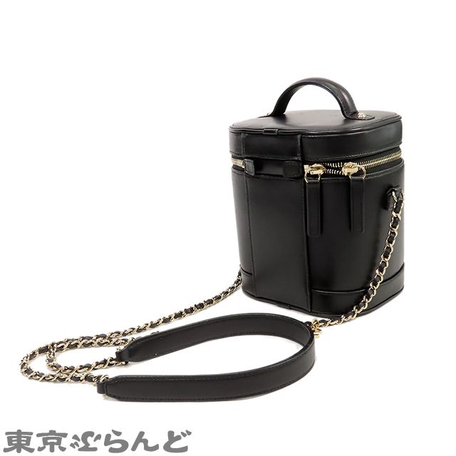 シャネル CHANEL ココマーク バニティバッグ 27番台 ブラック 黒