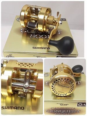 23k-813o【中古】SHIMANO CALCUTTA CONQUEST 800F シマノ カルカッタコンクエスト 800F 右 - メルカリ