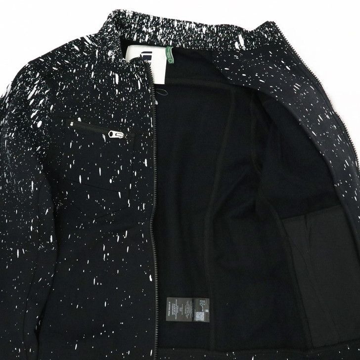 新品 G-STAR RAW ジースター ロゥ ソフトシェルジャケット 黒 BATT HOODED SOFTSHELL JACKET/防水撥水ソフトシェルジップ