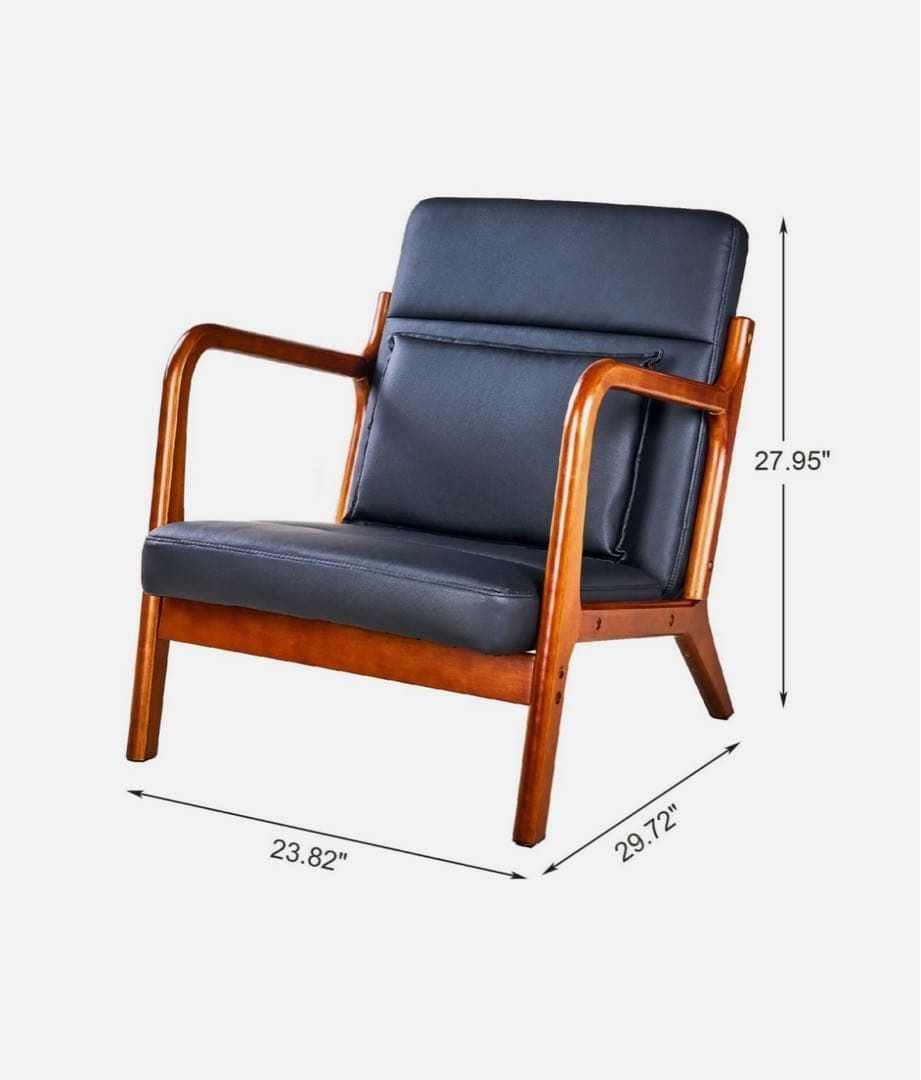 北欧風デザイン 1人掛けソファ