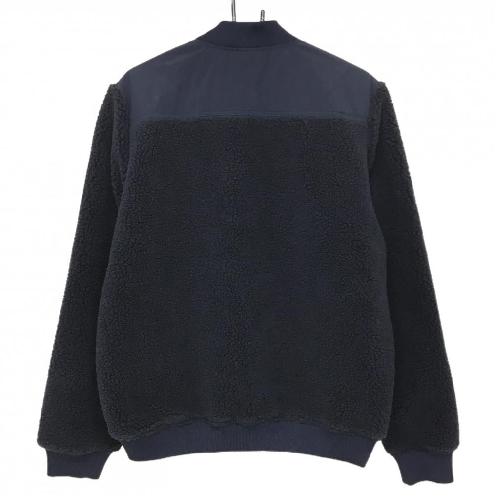 ジャックバニー 切替中綿ジャケット ネイビー 一部ボア 袖ボアへたり少 メンズ 6 XL ゴルフウェア Jack Bunny