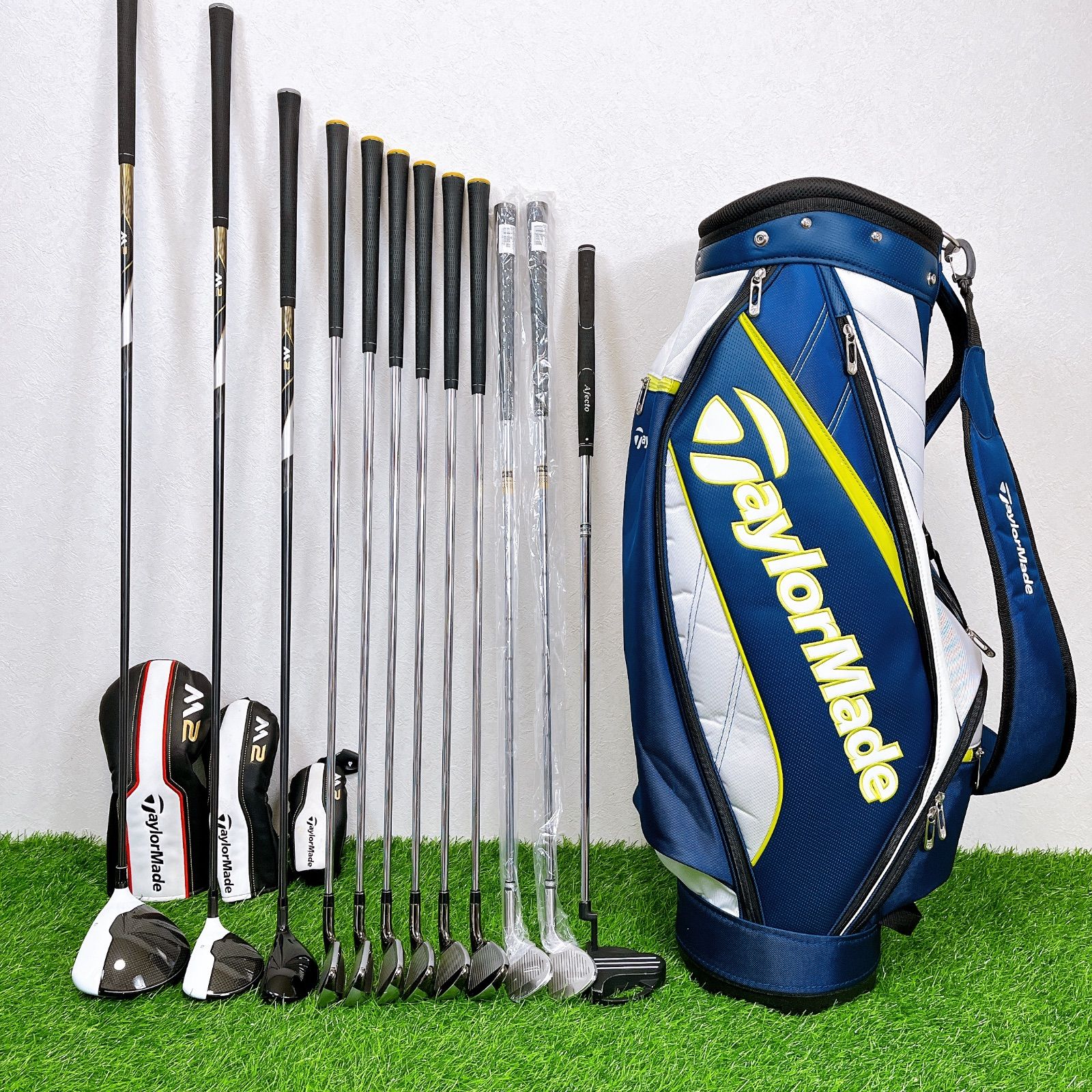 希少レフティ】TaylorMade M2 メンズゴルフクラブ 12本セット R 