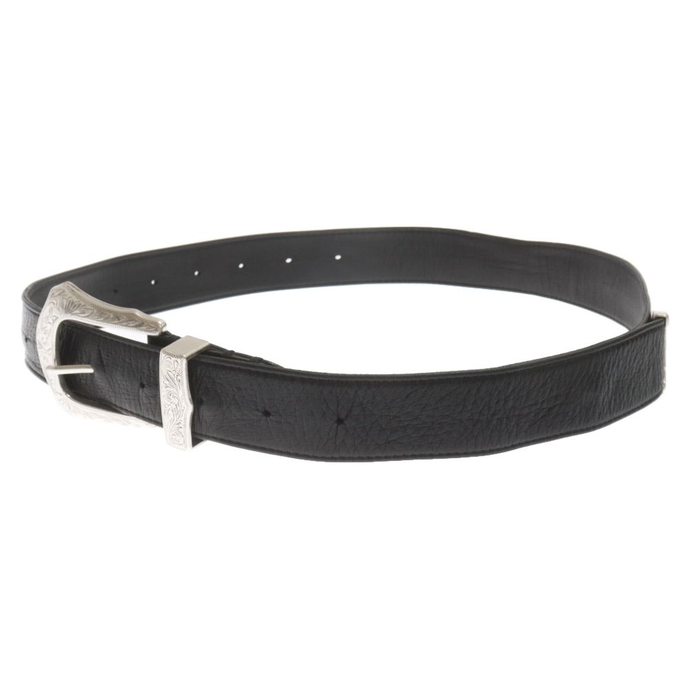 【中古】toga ベルト　総柄 TOGA (トーガ) 総柄バックルベルト ブラック - メルカリ