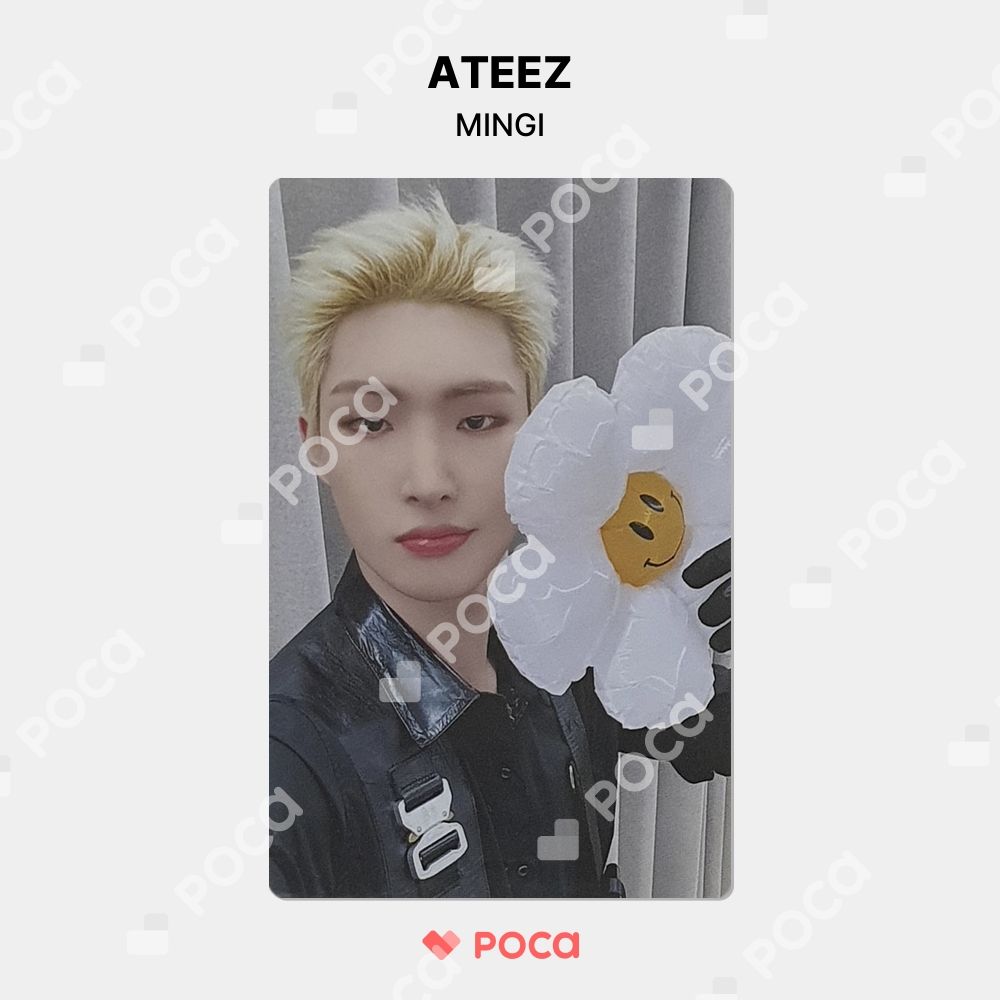 ATEEZ トレカ MOVEMENT 特典 ミンギ ⑥ ATEEZ MOVEMENT 封入トレカ 店舗限定トレカ 7枚 セット ミンギ