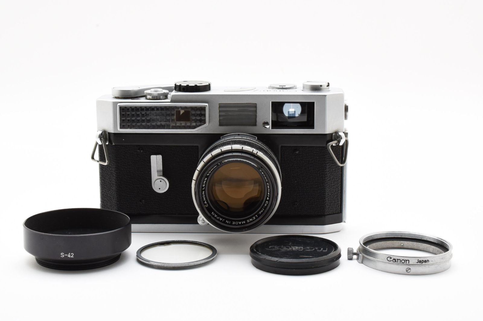 CANON MODEL 7 キャノン 50mm 1 1.8 レンジファインダー フィルム カメラ ボディ レンズ A0282