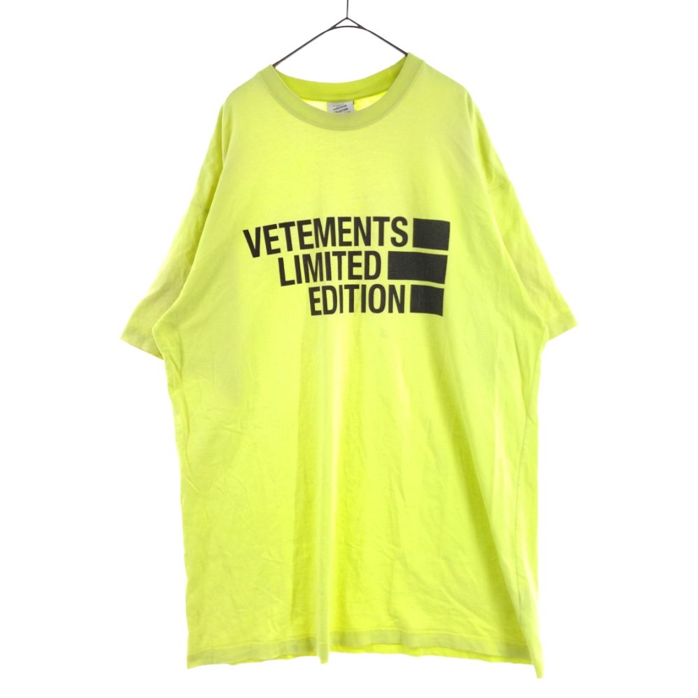 VETEMENTS (ヴェトモン) 22SS BIG LOGO LIMITED EDITION T-SHIRT