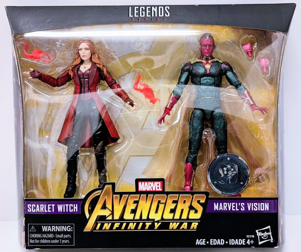 HASBRO ACTION FIGURE AVENGERS | INFINITY WAR SCARLET WITCH | MARVELS VISION 6インチ
