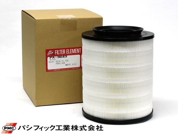 三菱 ふそう キャンター エアーエレメント エアークリーナー パシフィック工業 PMC ※適合確認不可 PA-3643