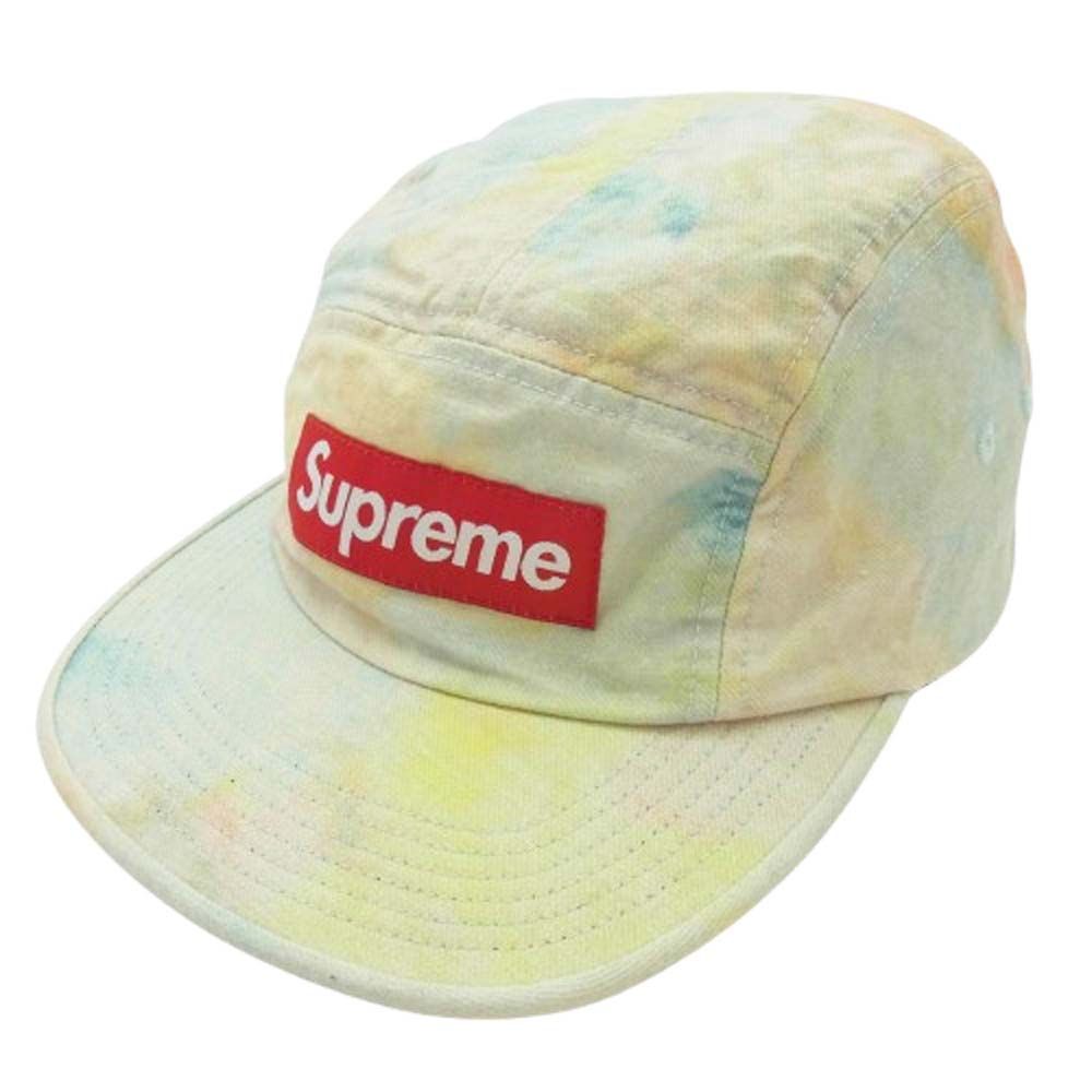 Supreme シュプリーム 18SS USA製 Multicolor Denim Camp Cap マルチ