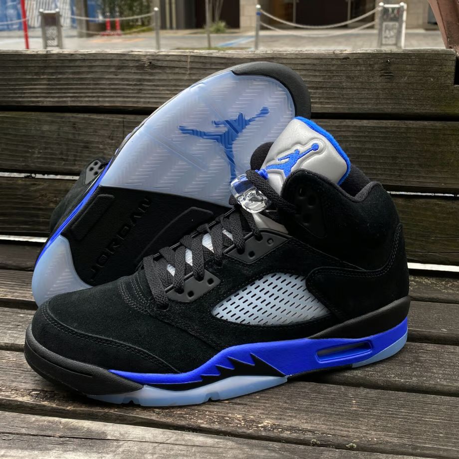 NIKE ナイキ AIR JORDAN5 RETRO エアジョーダン5 レトロ ブラック/ロイヤルブルー