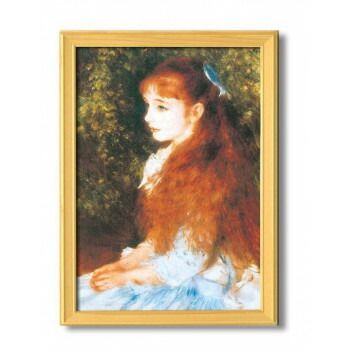 ルノワール複製名画額 「可愛いイレーネ」 桧フレーム A3サイズ 17034 