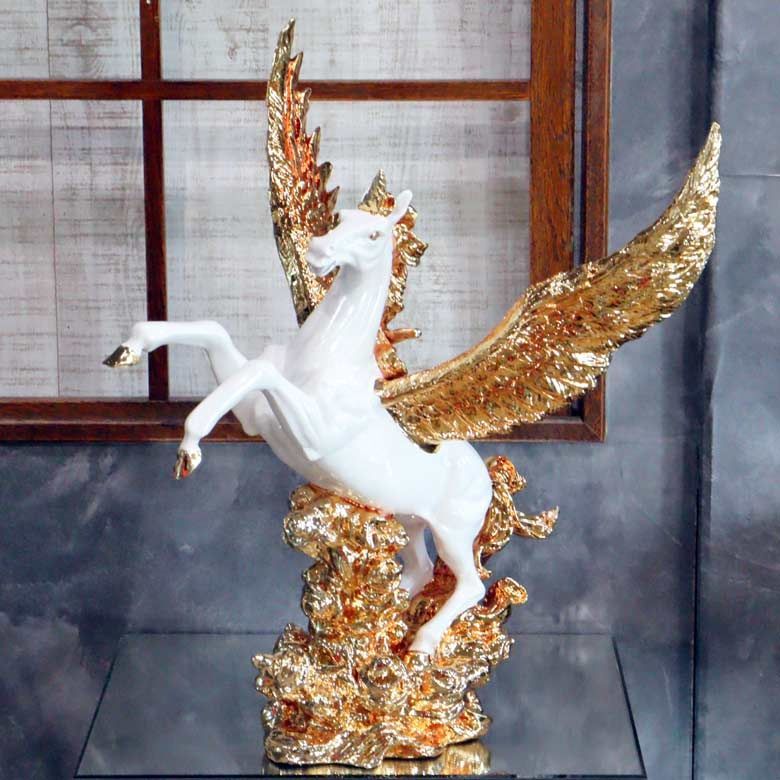 馬のオブジェ 置物 ゴールド 風水 金運 縁起物 【公式通販】