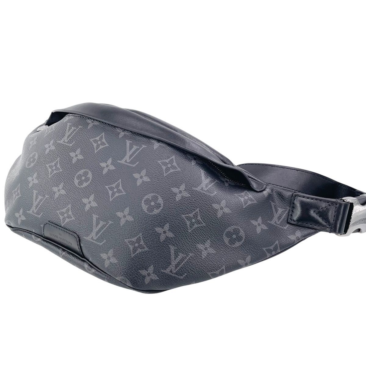 LOUIS VUITTON ルイ ヴィトン M44336 ディスカバリー バムバッグ モノグラム エクリプス PM ボディバッグ ウエストバッグ 黒系 メンズ 24025323 MK